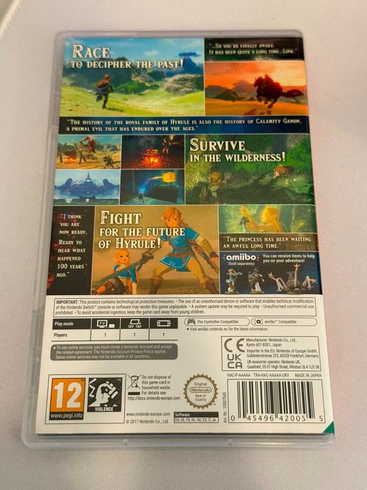 Joc The Legend of Zelda: Breath of the Wild pentru Nintendo Switch 1 / 2