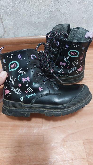 Ботинки весна-осень на девочку 27 размер