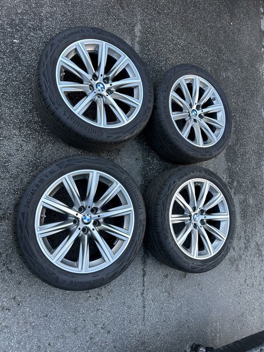 jante bmw g30 g31 5x112 anvelope continental oe bmw 245 45 18 dot 2024