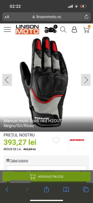 Manusi Moto Spidi HDOUT Size L