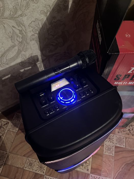 Топовые Bluetooth колонка 2 микрофон