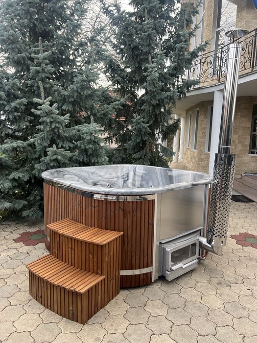 Ciubar patrat din acryl cu soba slim