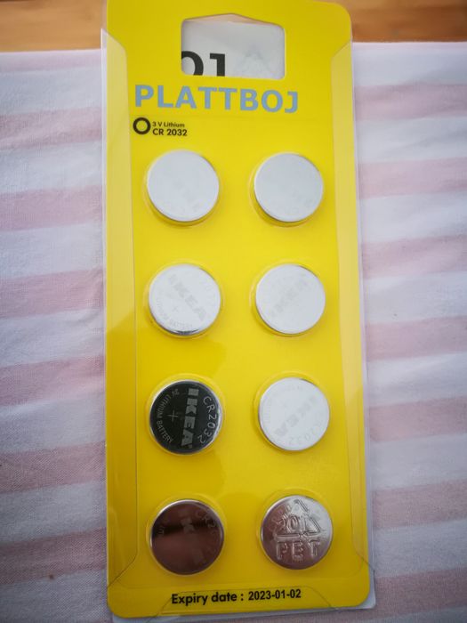 Set Baterii CR2032 noi (pt telecom.masina, sonerie,etc)