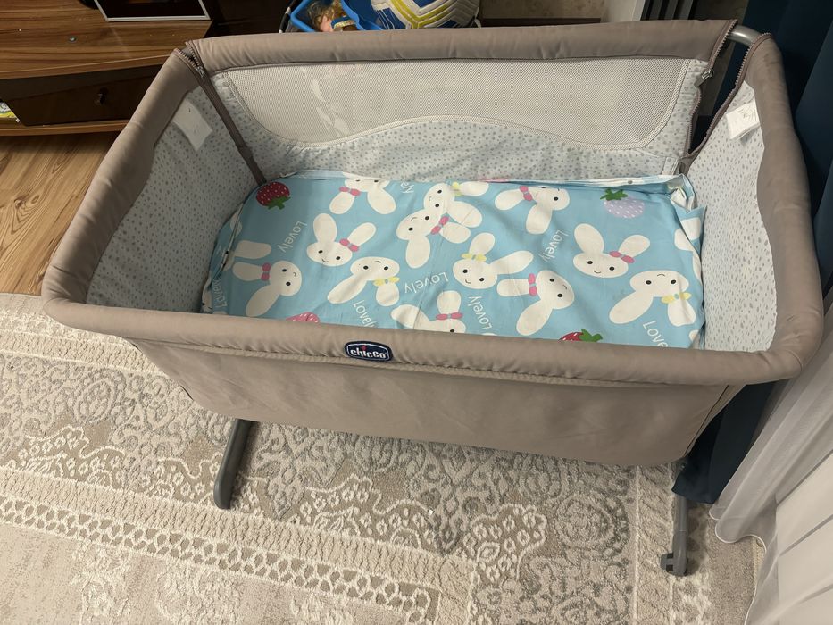 Детская кроватка chicco б/у