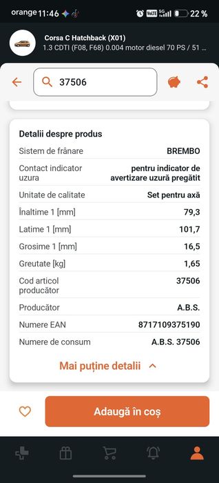 Kit discuri frana perforate 330mm 5x112 + placute ABS - NOI (17562 / 37506)
