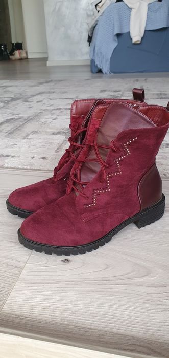 Ghete damă catifea cu ștrasuri