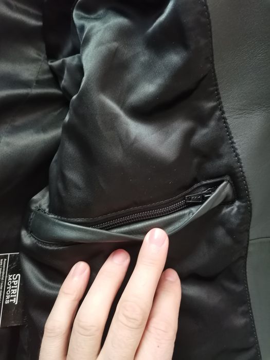 Дамско кожено яке за мотор Spirit Motors