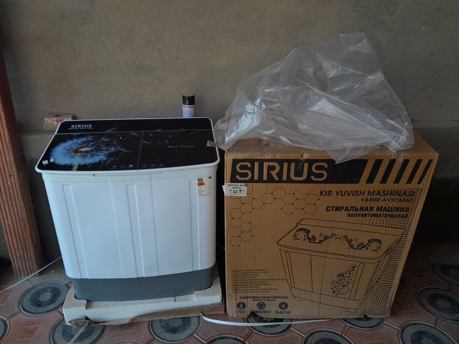 kir yuvish mashinasi ,yarim aftamat