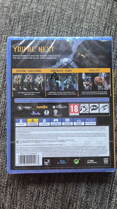 Игра за PS4-Mortal Kombat 11
