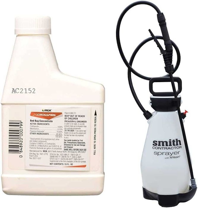 Профессиональное  средство от клопов мощный CROSS FIRE (USA)