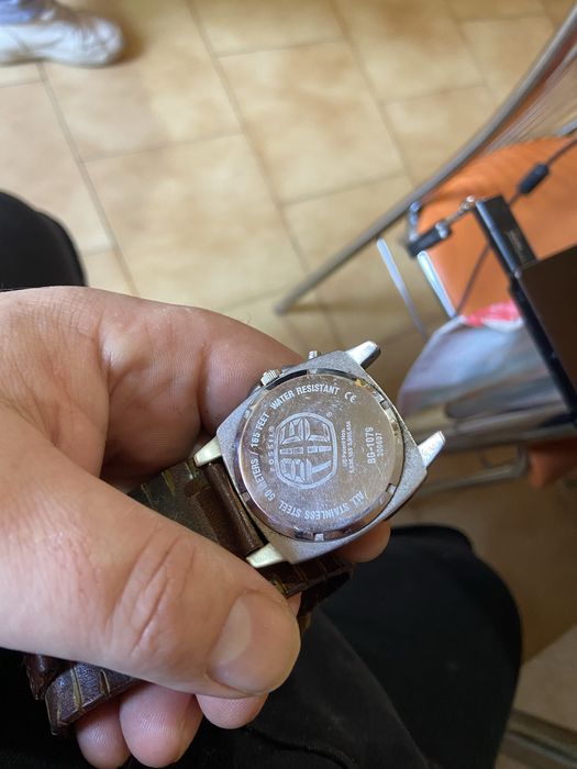 Fossil ceas barabatesc curea din piele naturala