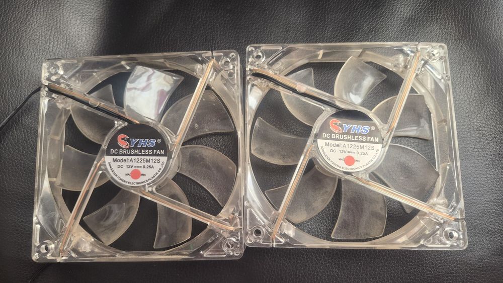 Ventilatoare Calculator brushless 120 mm cu culoare Rosie