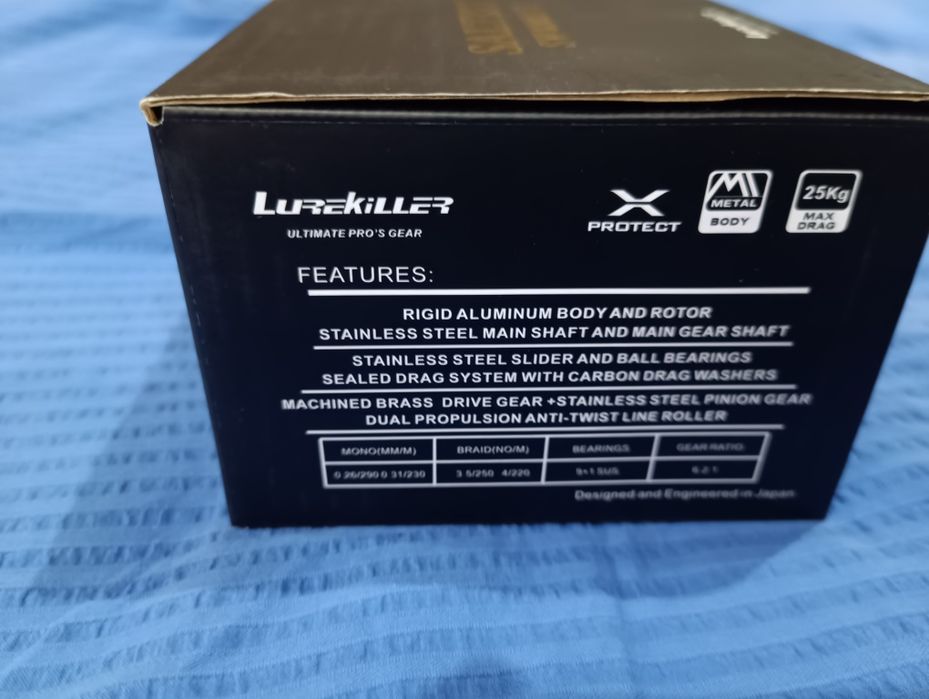 Соленоводна макара Lurekiller Saltist SW4000XG Full Metal – За джигинг и спининг
