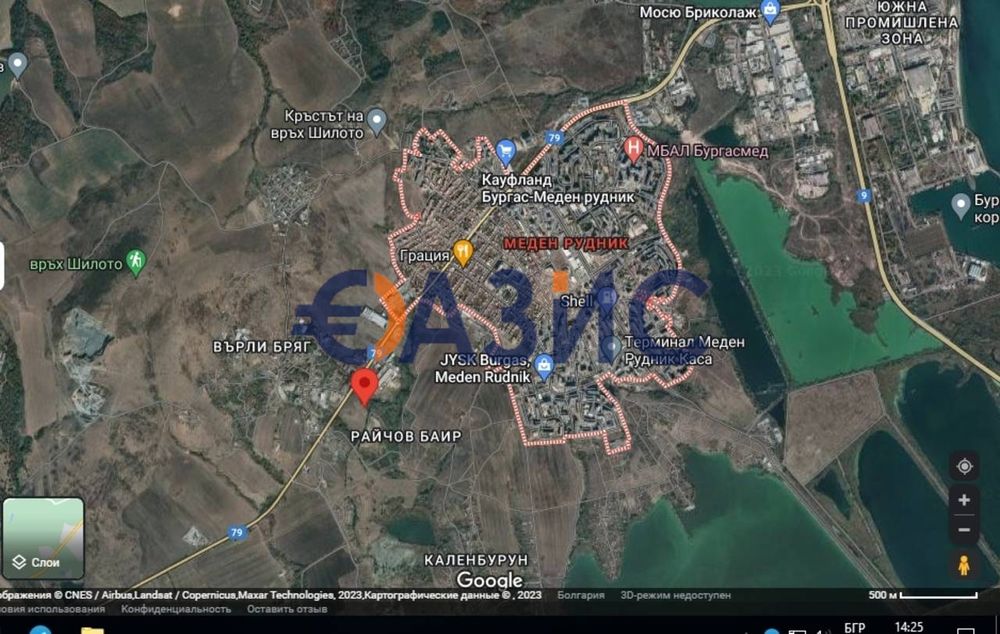 Продава се Парцел в Бургас, Център - 360 кв.м за 106 €/кв.м - Снимка #1