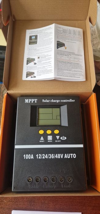 Regulator controller solar MPPT 100A 12/24/36/48 V
