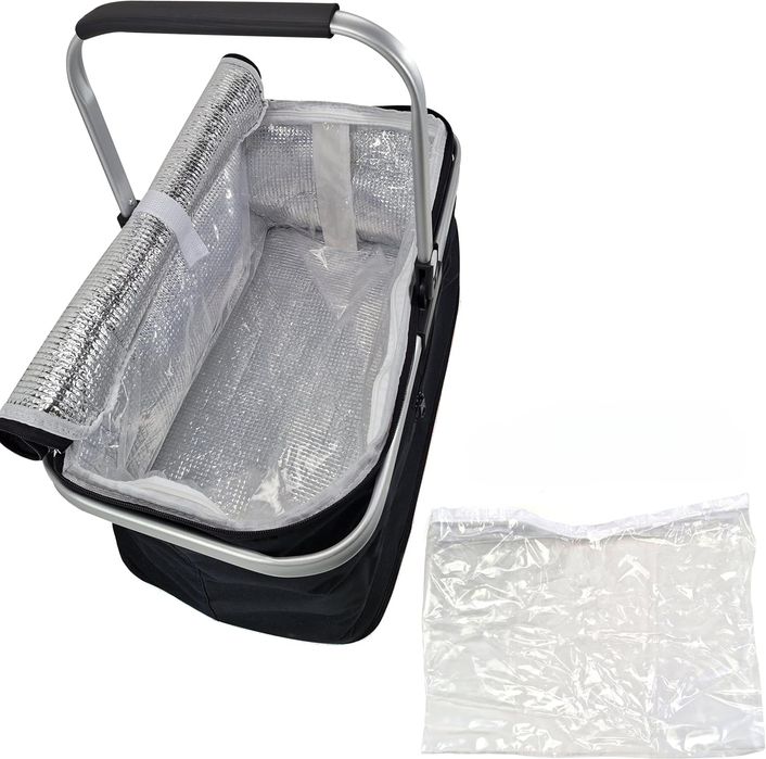 Cos termic pliabil pentru picnic, capacitate 24l