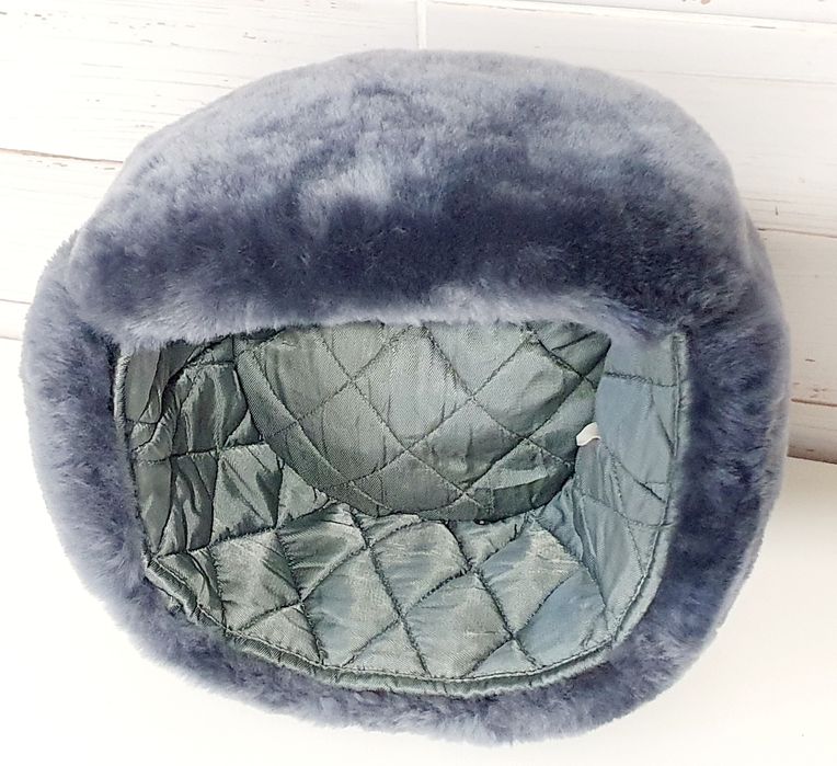 caciula ruseasca blana si piele naturala marimea 55cm sau S demo