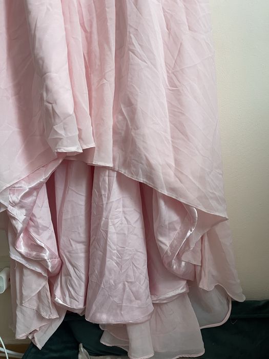 Rochie de ocazie cu trena, marimea xs/s