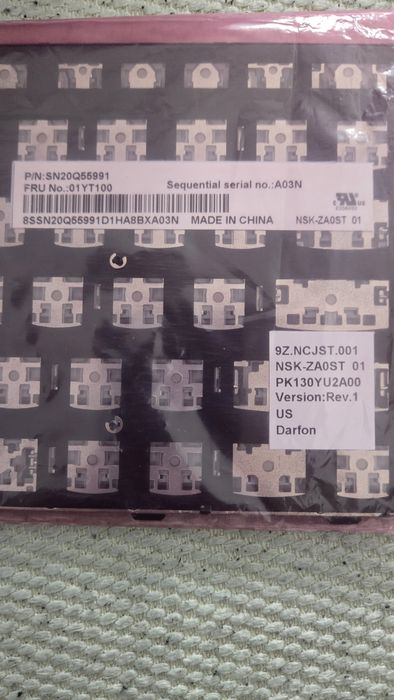 Tastatura Thinkpad P/N SN20Q55991  LED