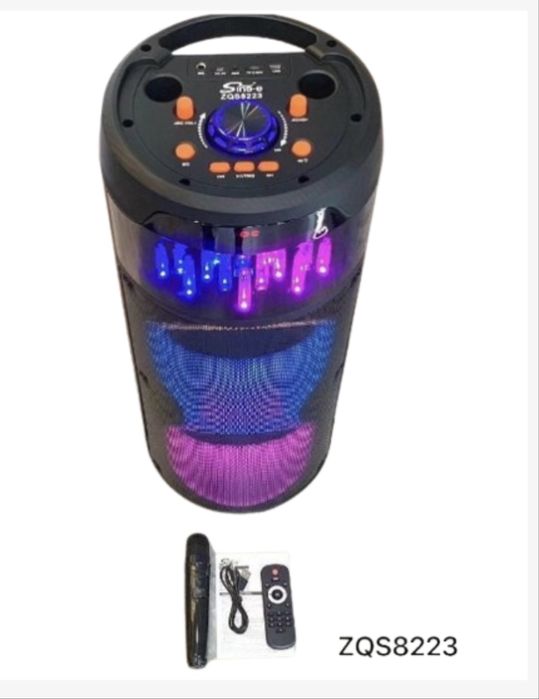Преносима Bluetooth тонколона 2 х 8" ZQS-8223