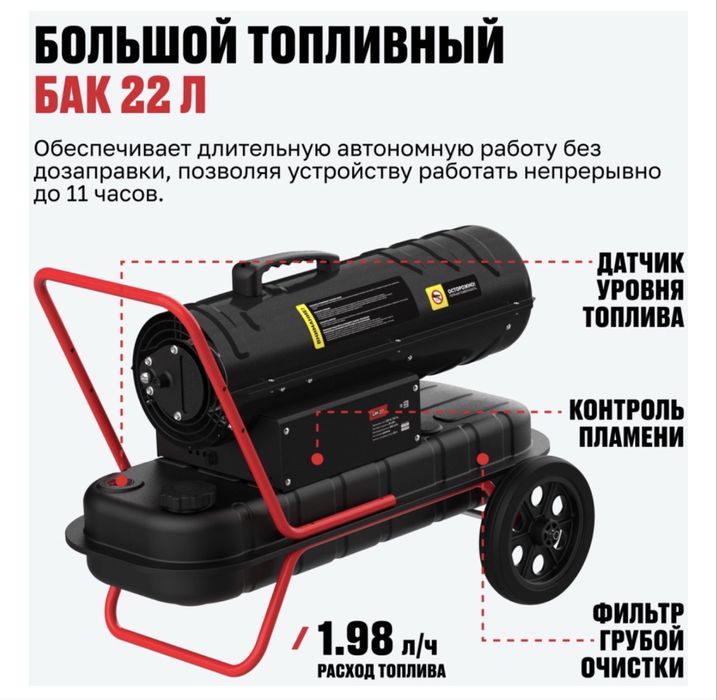 Дизельная пушка Алтеко 20квт пушки