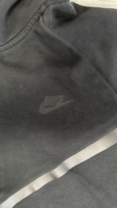 Nike Tech Fleece Горнище - Черно