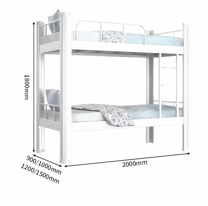Металлическая двухъярусная кровать |ikki qavatli  yotoqxona uchun
