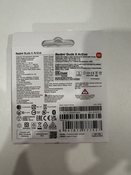 Casti Redmi Buds 6 Active