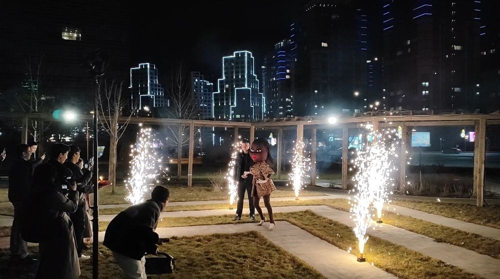 Холодные фонтаны в Алматы