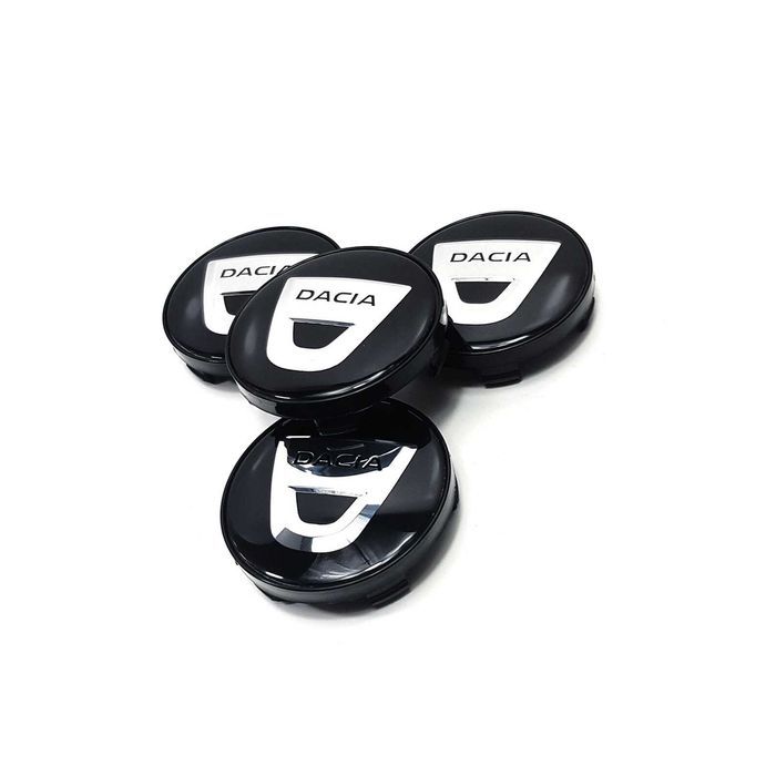 set 4 capace dacia negre pentru jante aliaj