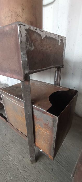 Печка на отработке и воде.