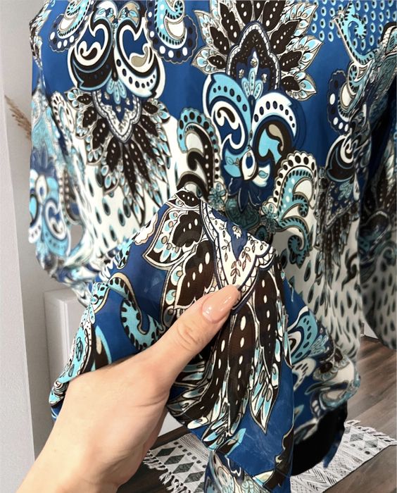 Rochie albastra voal pentru plaja marime XS S