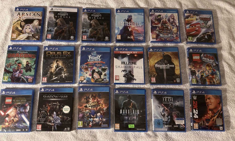 игри за PS4 и PS5 на цена 20 евро, Playstation игри за 20 €