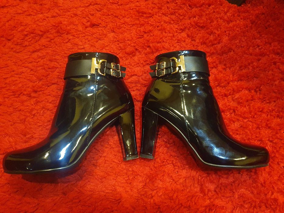 Botine dama piele naturala lac 38