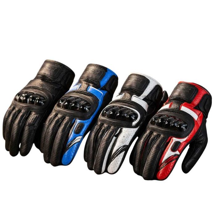 Ръкавици водоустойчиви кожени за мотор мото кожа Yamaha Honda Suzuki