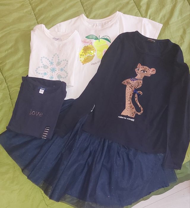 Красив лот тъмносиньо и бяло - Okaidi, Zara, Roberto Cavalli