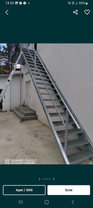 Scari metalice galvanizate