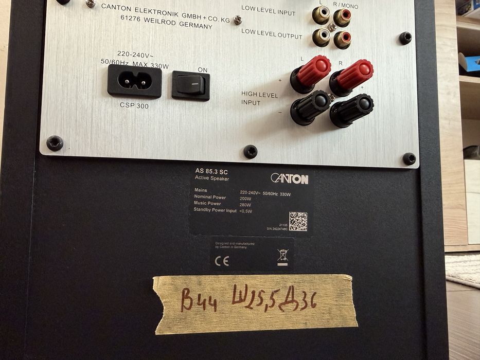 Canton AS-85.3 8” Subwoofer