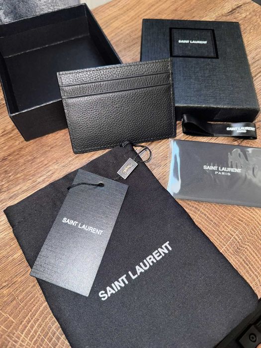 YSL Yves Saint Laurent Leather Cardholder / Портфейл за карти – НОВ