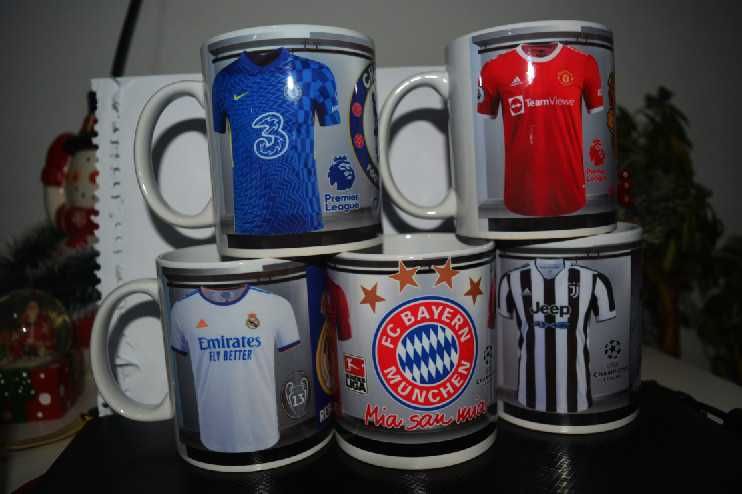 Футболни Фен чаши с Ваше име и номер Уникален Коледен подарък 2025!