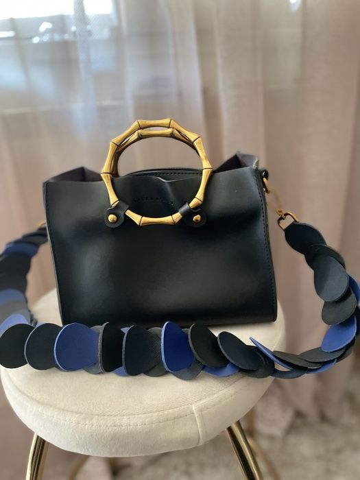 Черна Чанта Laura Ashley Tisbury Black Bag
