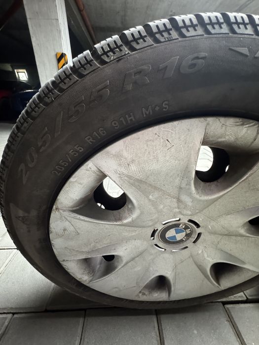 Set 4 roți complete BMW 205/55 R16 – Cauciucuri/Anvelope M+S Pirelli