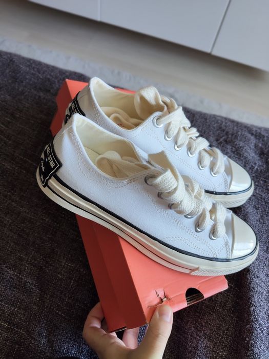 Converse Chuck 70 ox tenesi albi panza mărimea 41.5 noi originali
