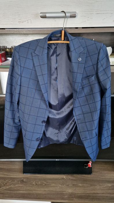 Пиджак клетчатый casual