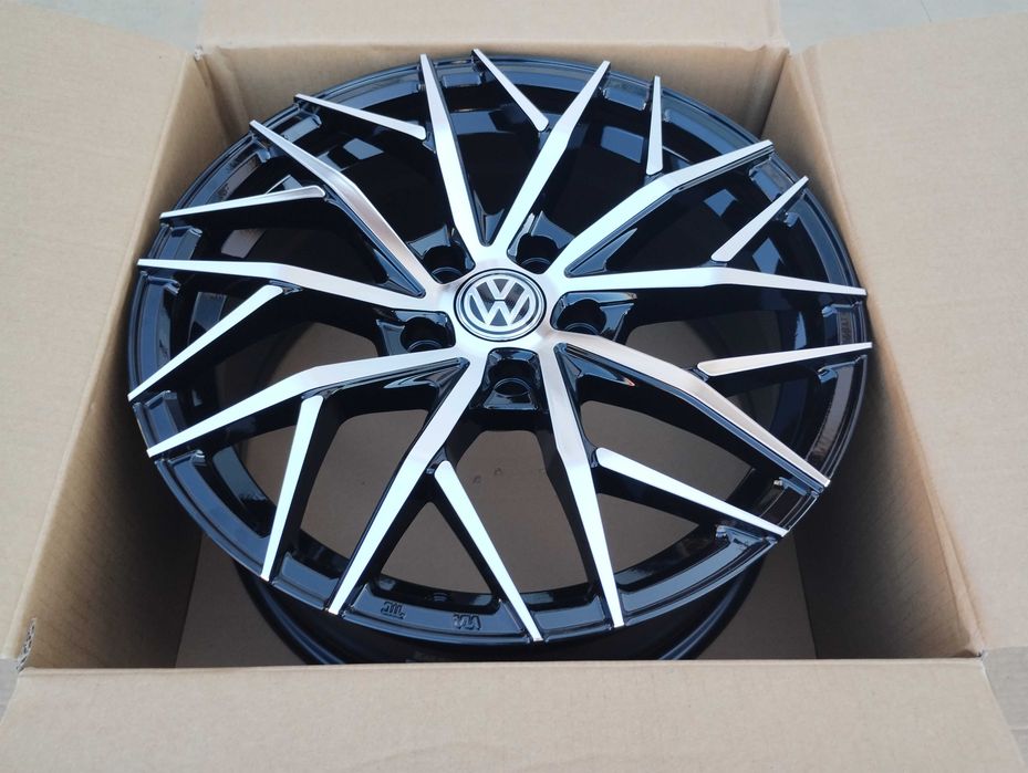 Jante 18 VW Passat Golf 8 7,6,5 Tiguan T-ROC  Touran Sharan Jetta Caddy Arteon CC ID.3  Phaeton Scirocco    Jante Noi cu Factură și Garanție