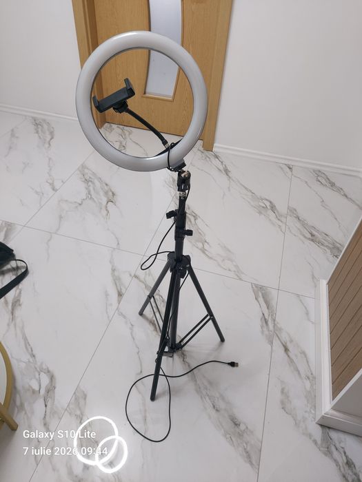Lampa circulara cu trepied Selfie Ring Light cu LED