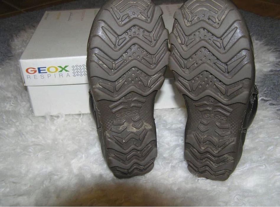 Ghete baiat GEOX-marimea 30,inter19,5cm,piele,ca Salomon,Ecco