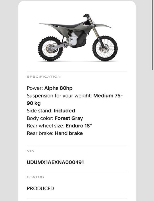 Stark Varg 80hp 2024