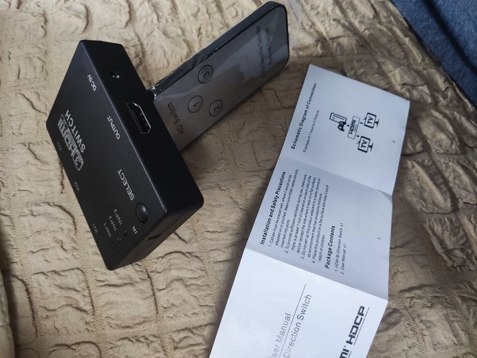 HDMI переключатель новый