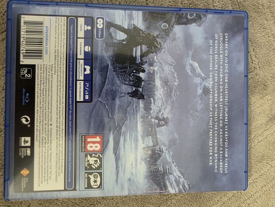 Joc  God of War Ragnarök PS4 PS5 + Mini Artbook Dark Horse „The Art of God of War Ragnarök”